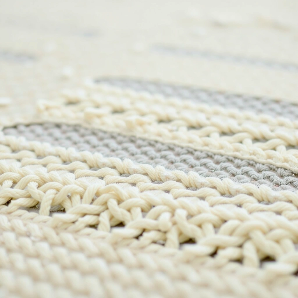 Fibra de alfombra limpia